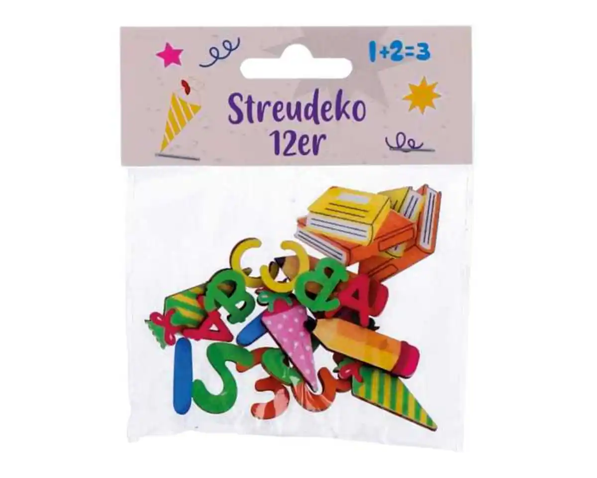 Bild 1 von Streudeko 12er Schule Holz
