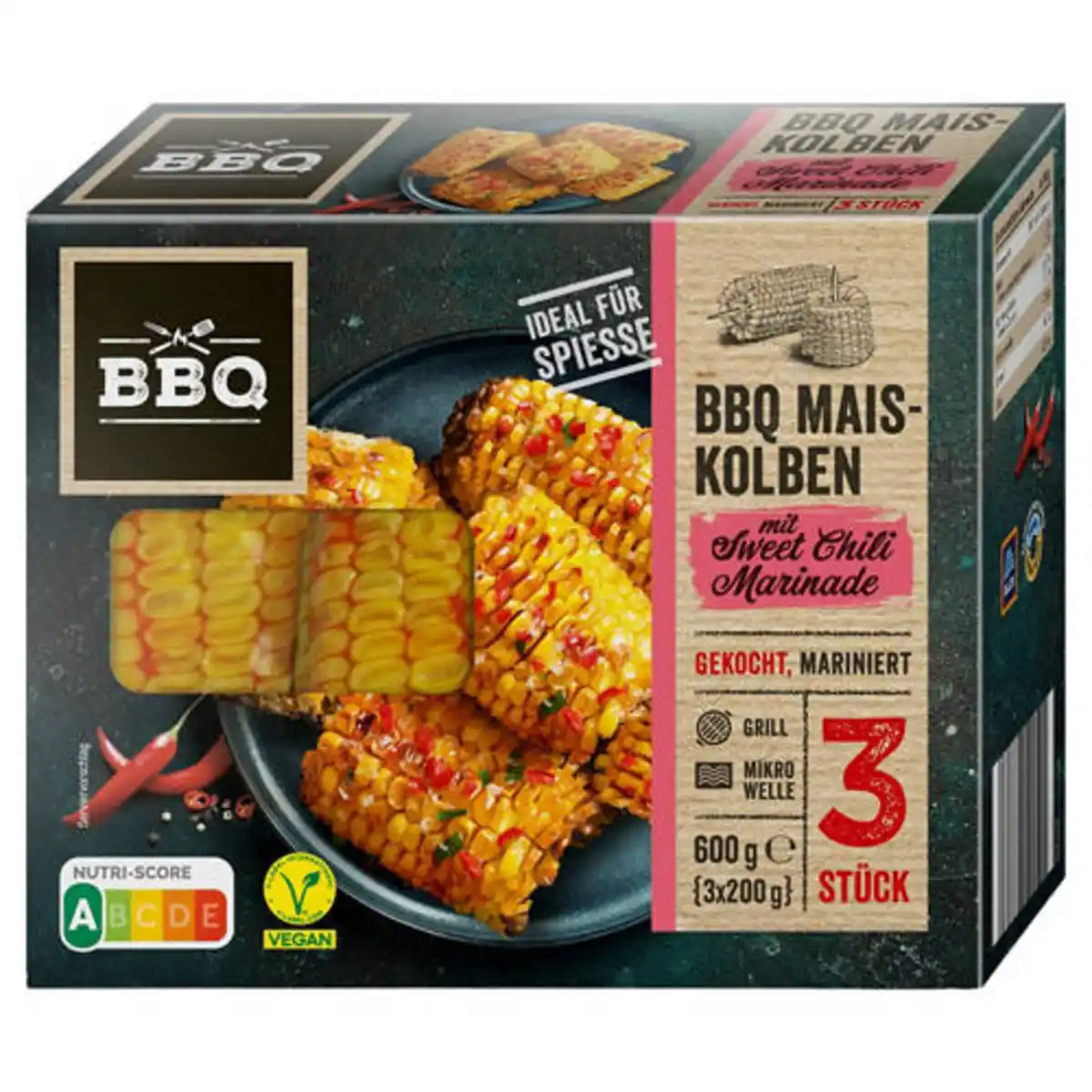 Bild 1 von BBQ Marinierter Grillmais 600 g, Sweet Chili