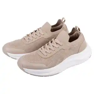 UP2FASHION Damen und Herren Komfort-Sneaker, Beige, 37