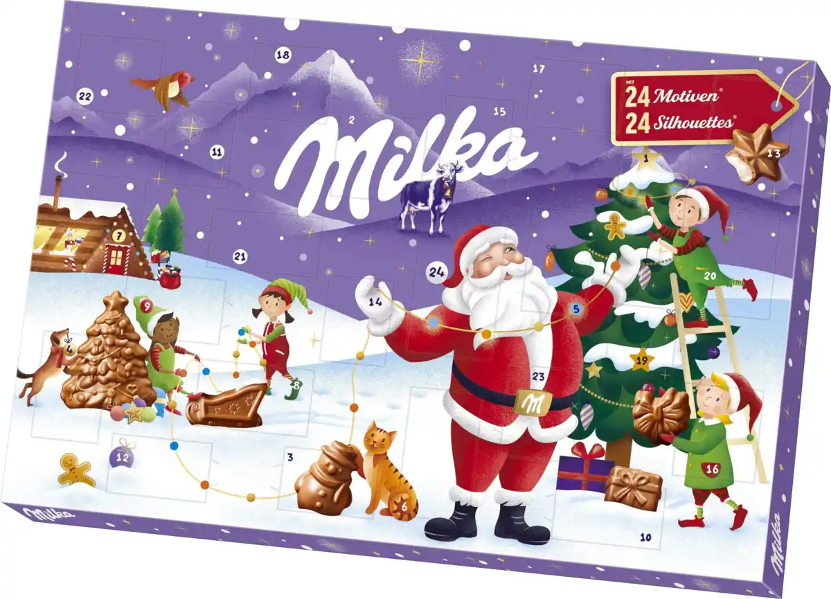 Bild 2 von Milka Adventskalender 2025