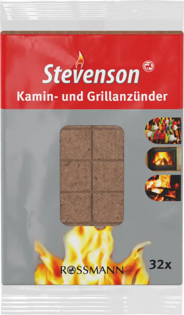 Bild 2 von Stevenson Stevenson Kamin- und Grillanzünder 32 Stück