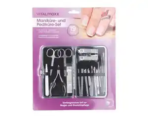VITALmaxx Mani-&Pediküre-Set, 19-teilig