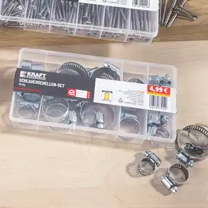 Kraft Werkzeuge Schlauchschellen 26-tlg.