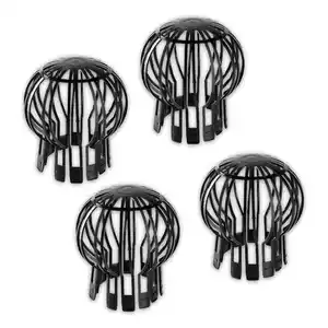Powertec Garden Dachrinnen-Fallrohrschutz 4er-Set