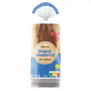 GOLDÄHREN Dinkelsandwich 750 g