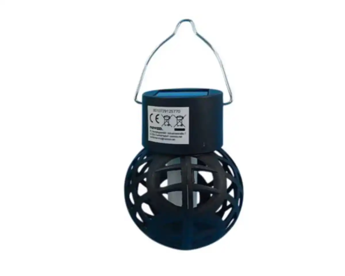 Bild 1 von novooo Laterne Solar Lampe, schwarz