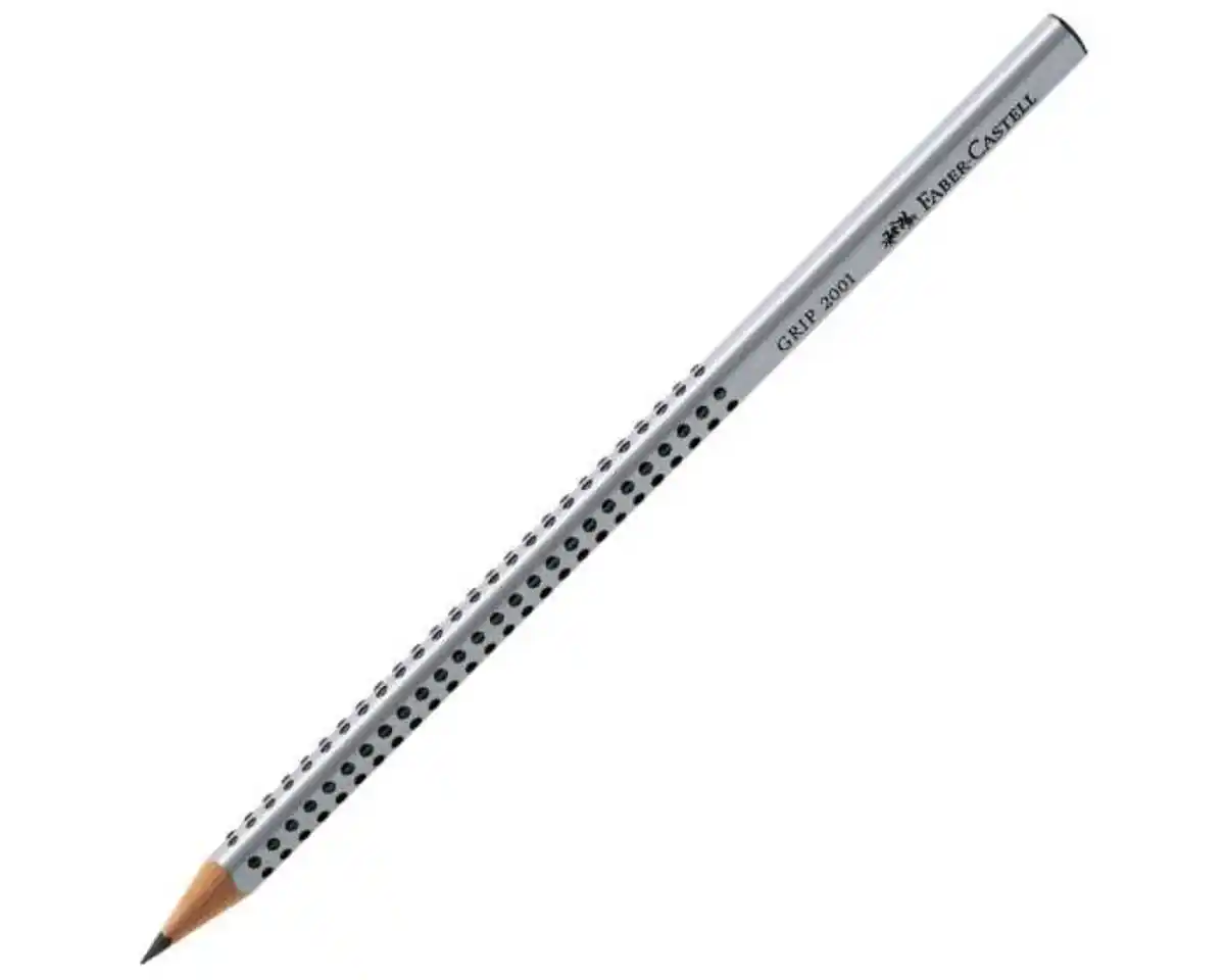 Bild 1 von Faber Castell Bleistift Grip 2001 H, silber