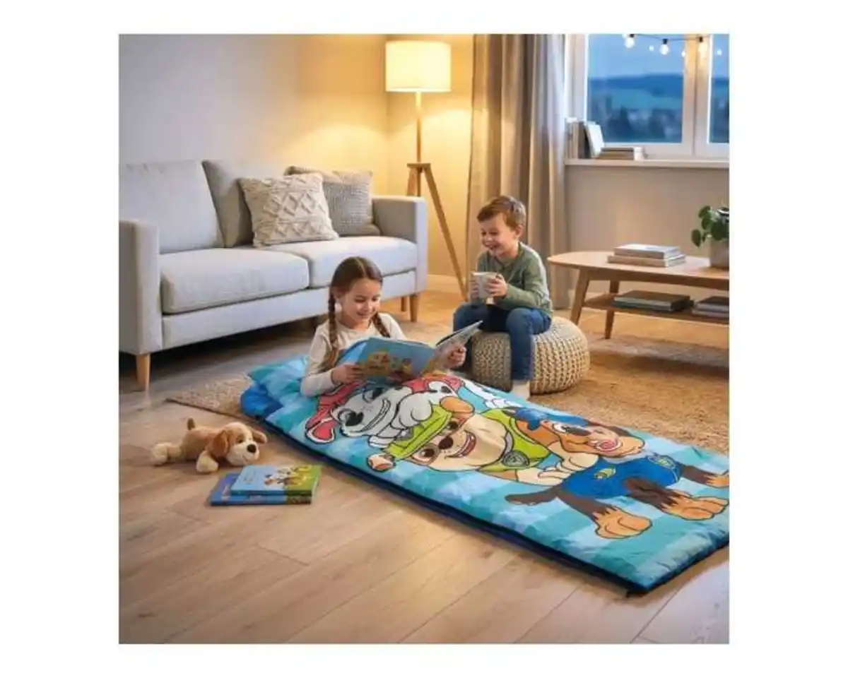 Bild 1 von Peppa Pig/Paw Patrol Kinder Schlafsack 170x70 cm