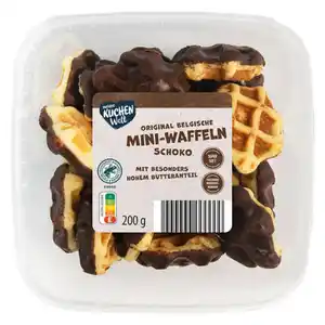 MEINE KUCHENWELT Mini-Waffeln 200 g, Schoko