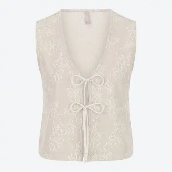 Bild 3 von Damen-Jacquard-Weste mit V-Ausschnitt