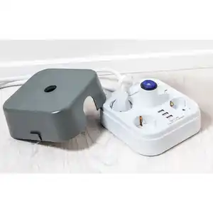 Powertec Electric 4-fach Schuko-Steckdosenleiste