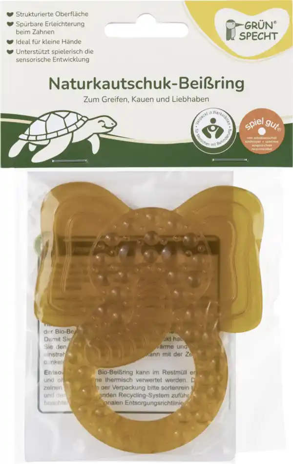 Bild 3 von GRÜNSPECHT Naturkautschuk-Beißring