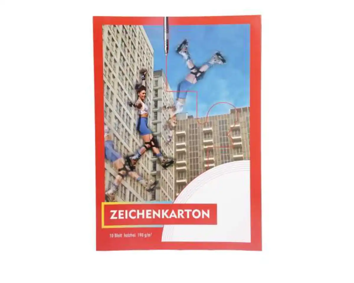 Bild 1 von Zeichenkarton DIN A4, weiß, 190 g/m², 10 Blatt