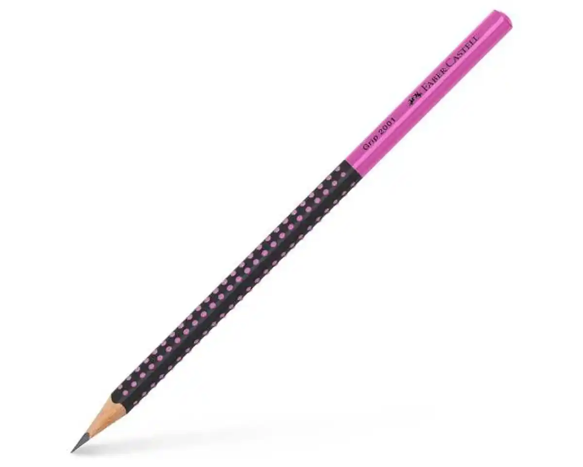 Bild 1 von Faber Castell Bleistift Grip 2001 HB Two Tone sw/, pink
