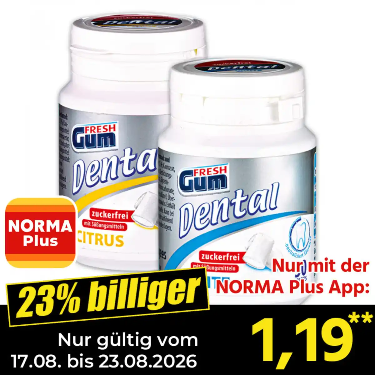 Bild 1 von Fresh Gum Dental Kaugummis