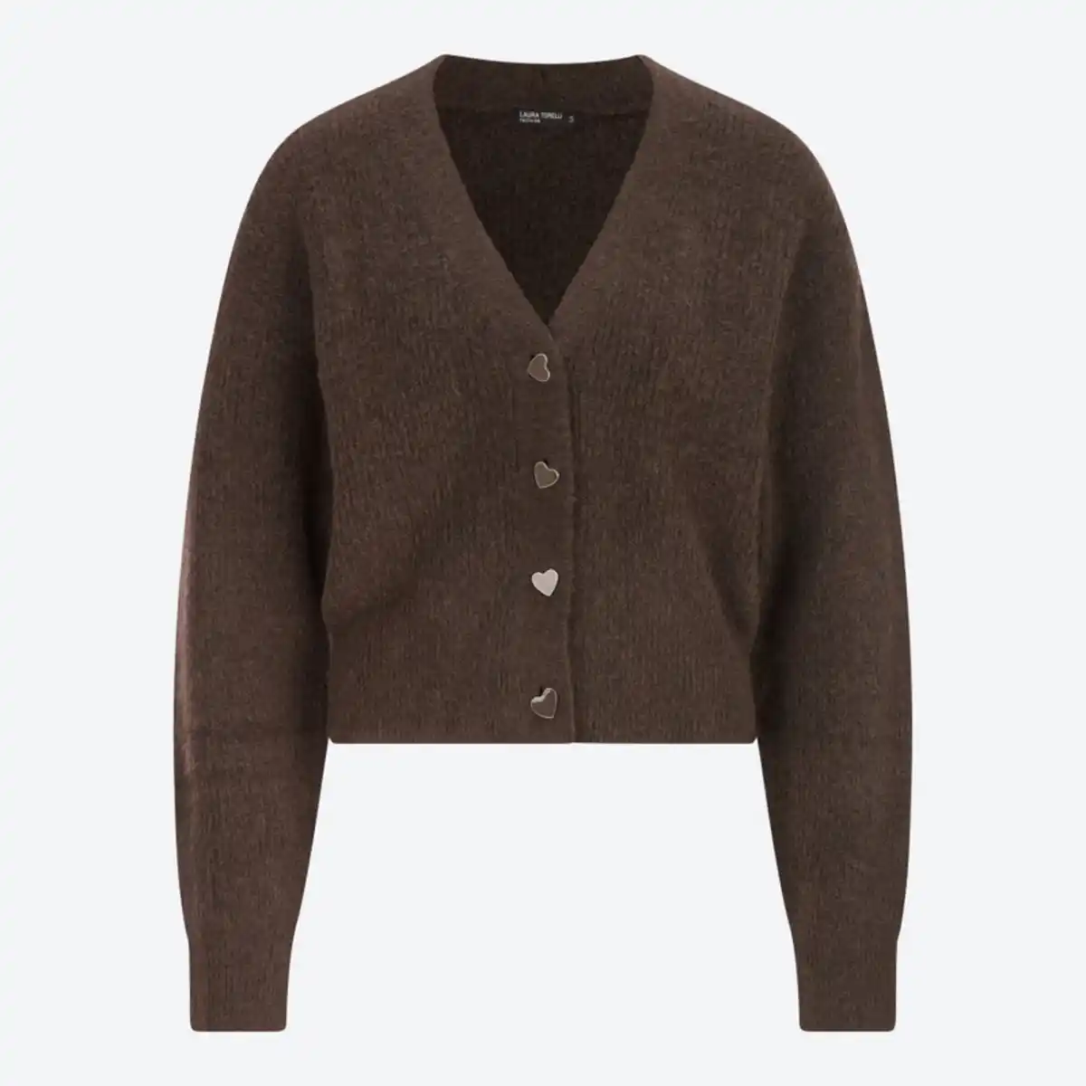 Bild 2 von Damen-Cardigan mit Herzknöpfen