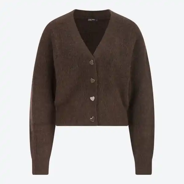 Bild 2 von Damen-Cardigan mit Herzknöpfen