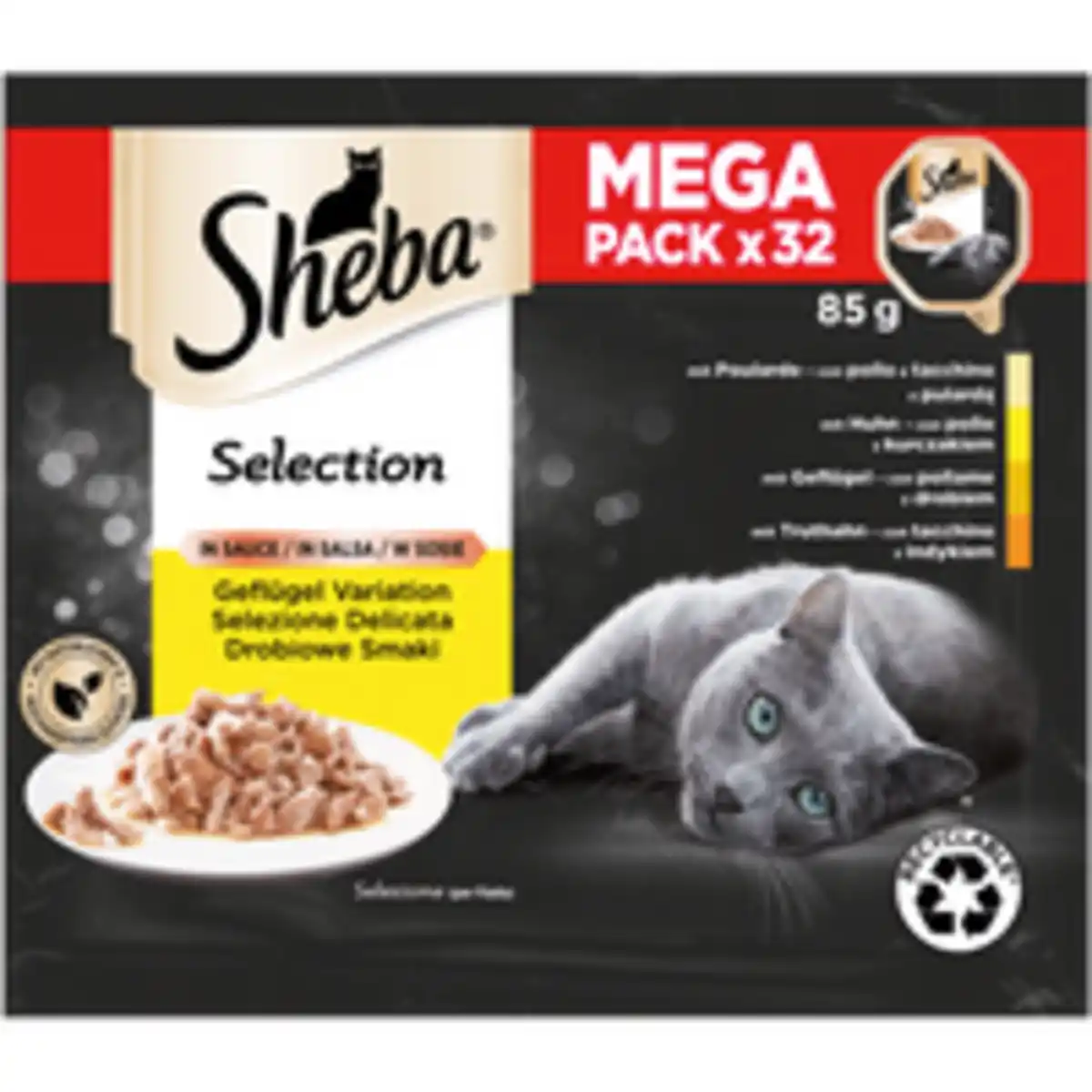 Bild 2 von Schale Mega Pack Selection in Sauce Geflügel Variation 32 x 85g