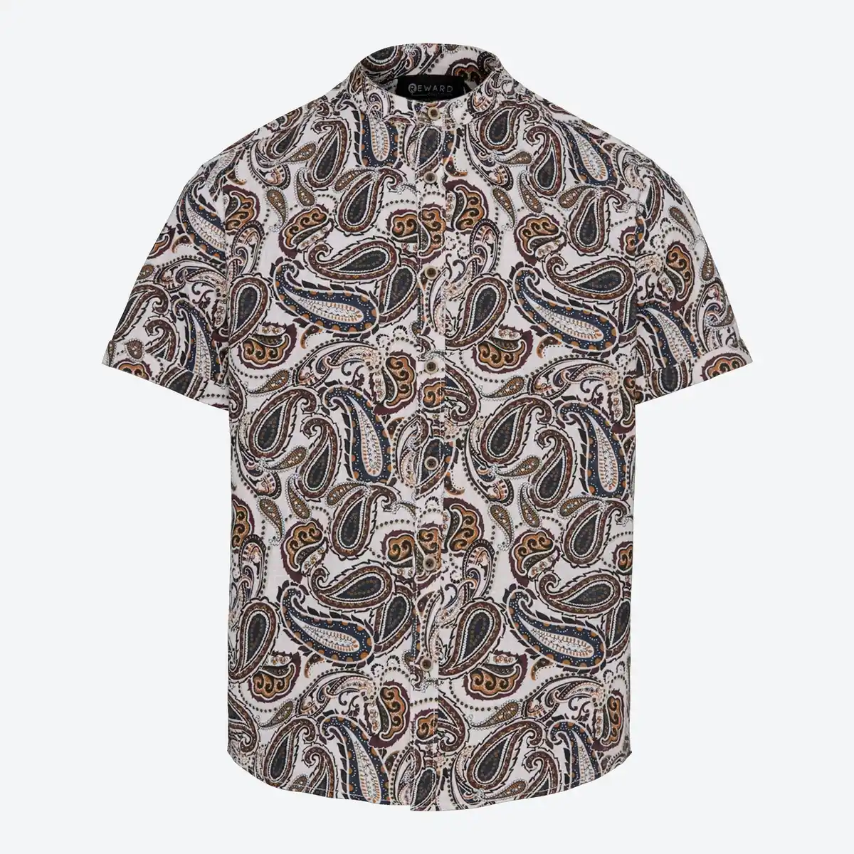 Bild 1 von Herren-Kurzarmhemd mit Paisley-Muster
