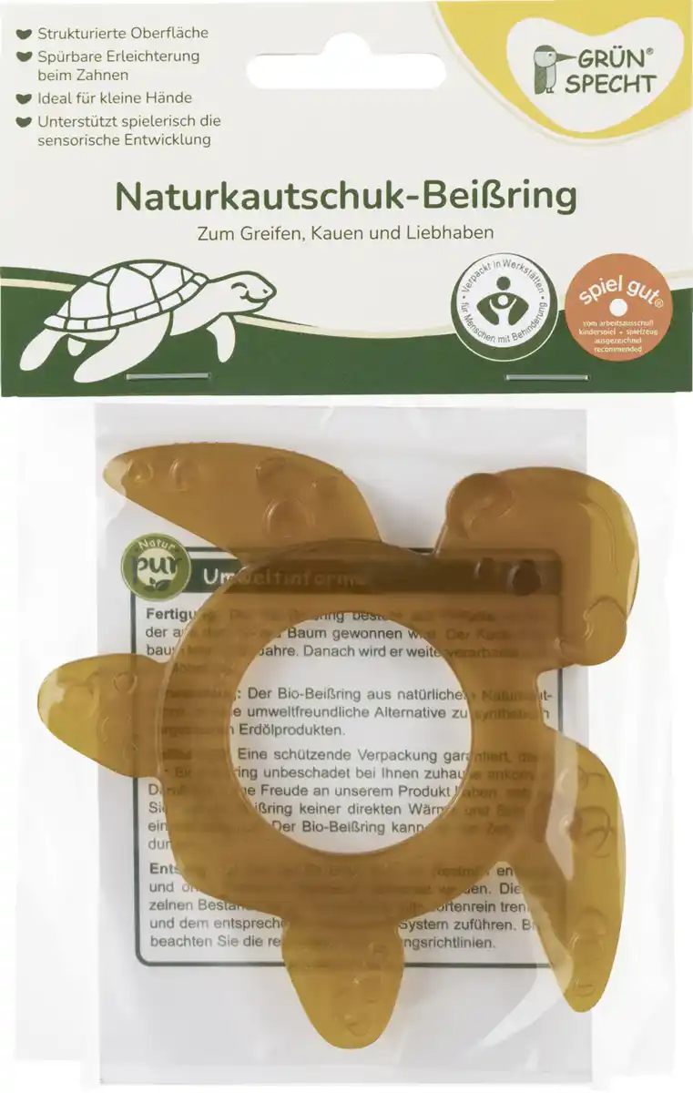 Bild 1 von GRÜNSPECHT Naturkautschuk-Beißring