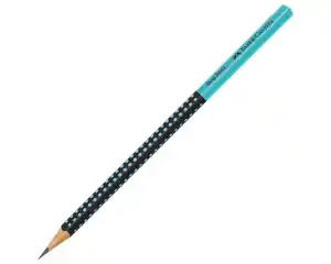 Faber Castell Bleistift Grip 2001 HB Two Tone sw/, türkis