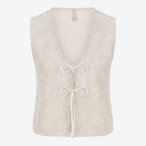 Bild 2 von Damen-Jacquard-Weste mit V-Ausschnitt