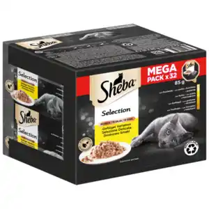 Schale Mega Pack Selection in Sauce Geflügel Variation 32 x 85g