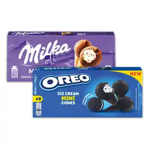 Milka/Oreo Mini Waffelhörnchen