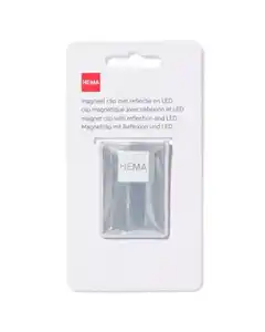Clip mit Reflektor und LED-Lampe