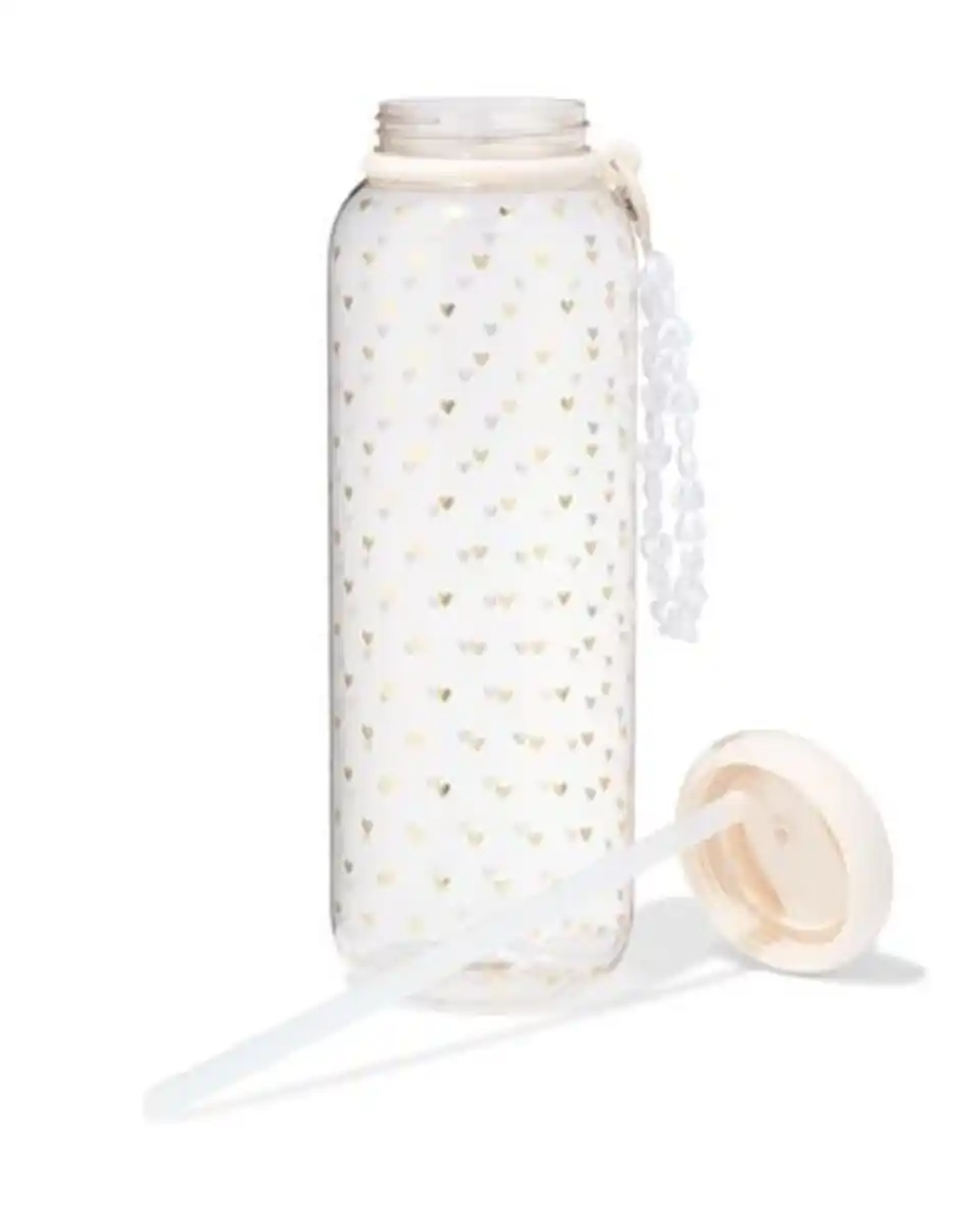 Bild 3 von XXL-Wasserflasche, 1150 ml, mit Band, Herzen