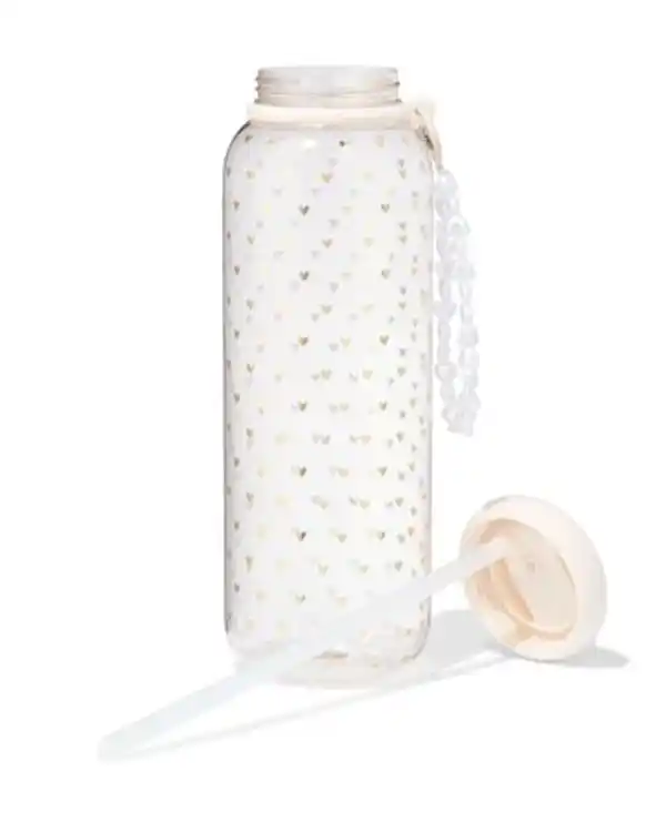 Bild 3 von XXL-Wasserflasche, 1150 ml, mit Band, Herzen