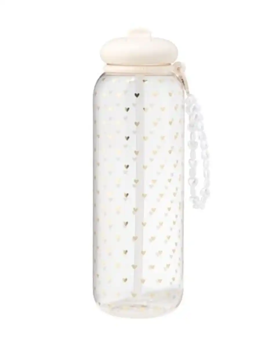 Bild 1 von XXL-Wasserflasche, 1150 ml, mit Band, Herzen