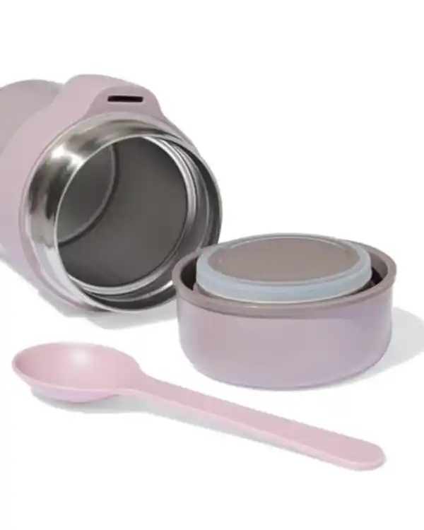 Bild 3 von Lebensmittelbehälter, 450 ml, Edelstahl, rosa
