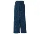Bild 1 von Schlupfhose in Crinkle-Optik, dunkelblau mit weißen Punkten
