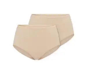 2 SCHIESSER Midi-Slips, sand