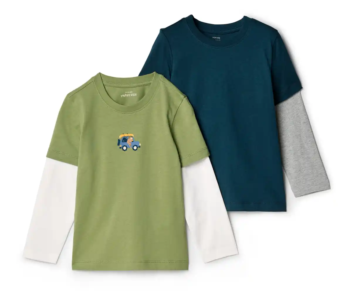 Bild 1 von 2 Kinder-2-in-1-Langarmshirts