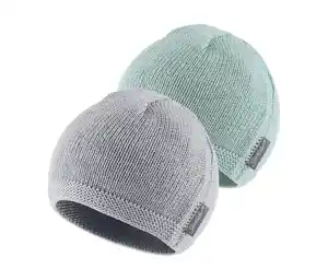 Sterntaler Strickmütze, silberfarben/steingrün