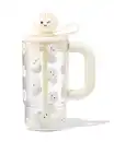 Bild 1 von Trinkbecher, 720 ml, mit Trinkhalm, Teigtasche