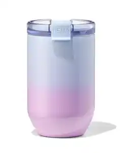 Kaffeebecher to go, 350 ml, Edelstahl, mit Farbverlauf