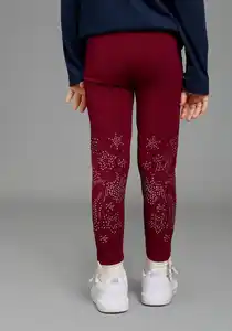 KIDSWORLD Leggings, Strass besezGLITZER PFERD Mit Glitzer Pferd verziehrt