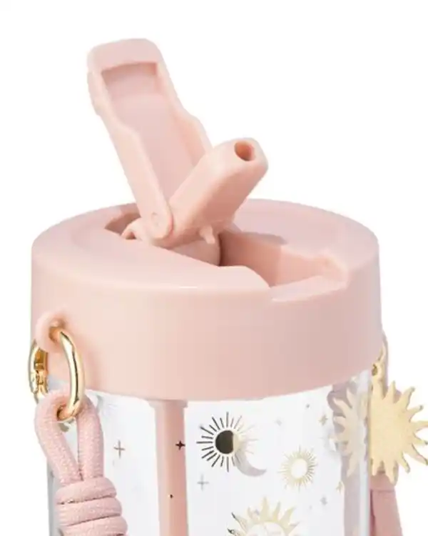 Bild 2 von Sassy Me Wasserflasche, 450 ml, mit Band, Sonne