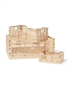 Buchstabentafel-Klappkiste, recycelt beige