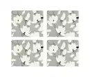 Bild 1 von SCHÖNER WOHNEN - Kollektion 4er-Tischset, grau-floral