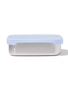 Brotdose, 14, 3× 18,9 × 5,8 cm, Edelstahl, blau