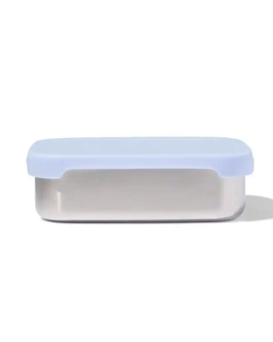 Bild 1 von Brotdose, 14, 3× 18,9 × 5,8 cm, Edelstahl, blau