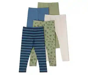 5 Kinder-Leggings, Blätter
