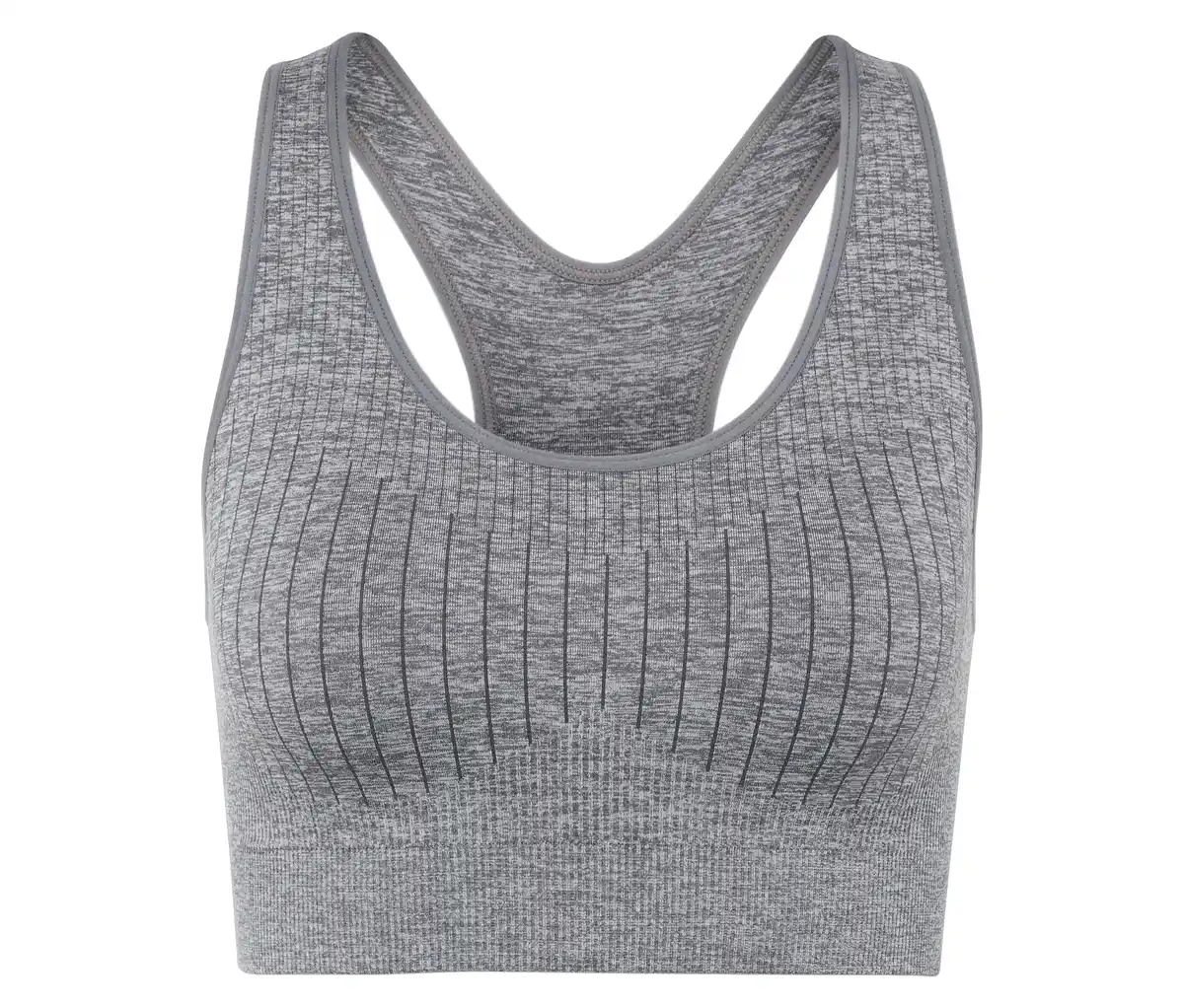 Bild 1 von Seamless-Sport-BH, grau meliert