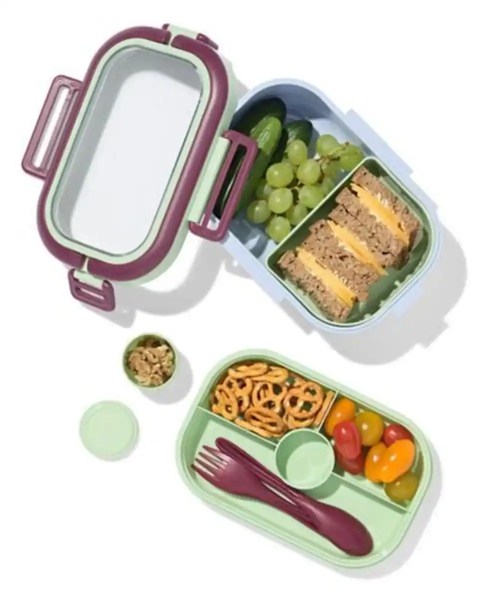 Bild 4 von Salatbox, 21,3 × 14,8 × 9,3 cm, blau