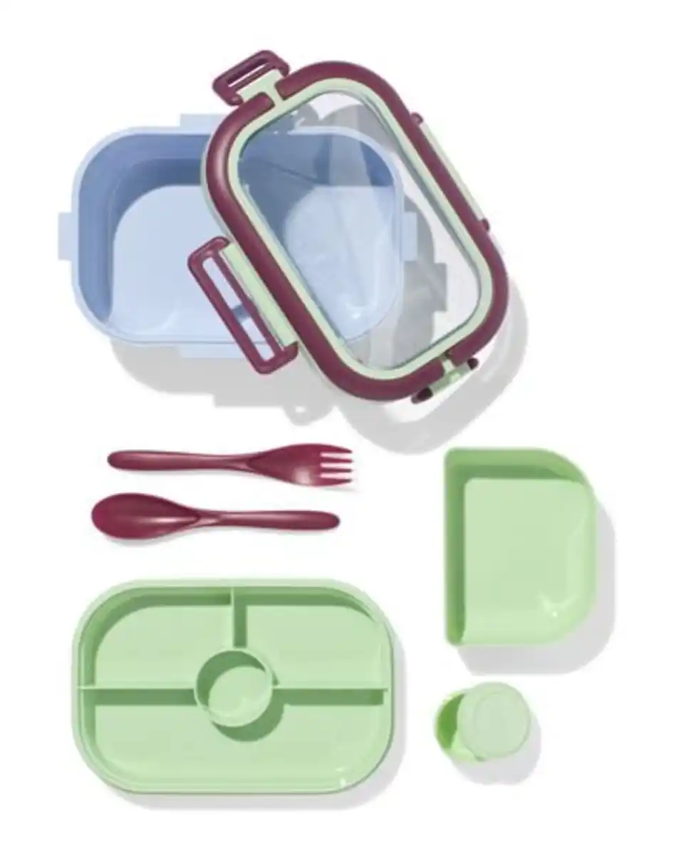 Bild 2 von Salatbox, 21,3 × 14,8 × 9,3 cm, blau