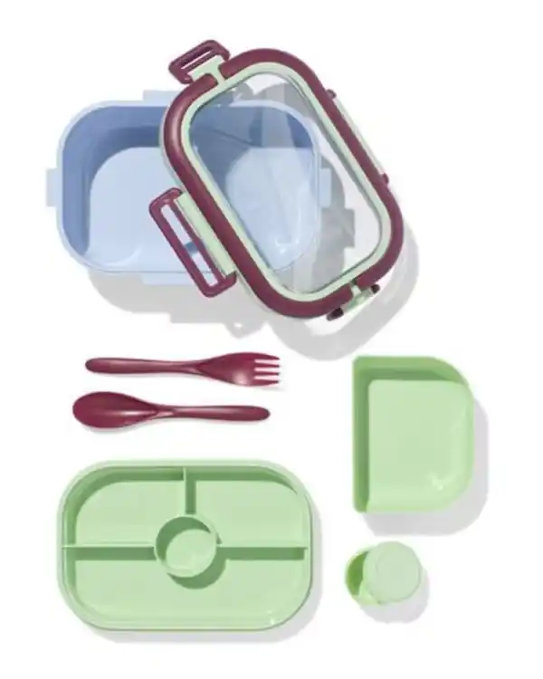Bild 2 von Salatbox, 21,3 × 14,8 × 9,3 cm, blau